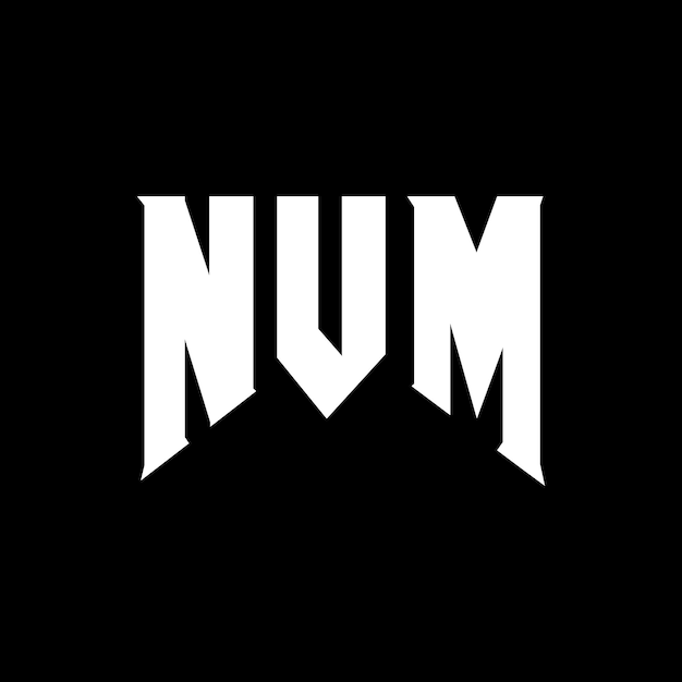NVM letter logo design for technology company NVM logo design black and white color combination NVM logo NVM vector NVM design NVM icon NVM alphabet NVM typography logo design