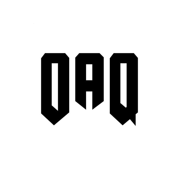oaq letter logo design for technology company oaq logo design black and white color combination oaq logo oaq vector oaq design oaq icon oaq alphabet oaq typography logo design