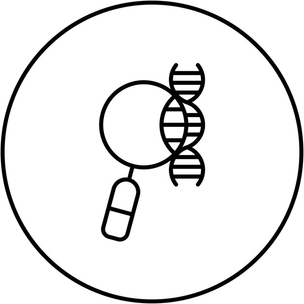 observation icon vector image can be used for bioengineering