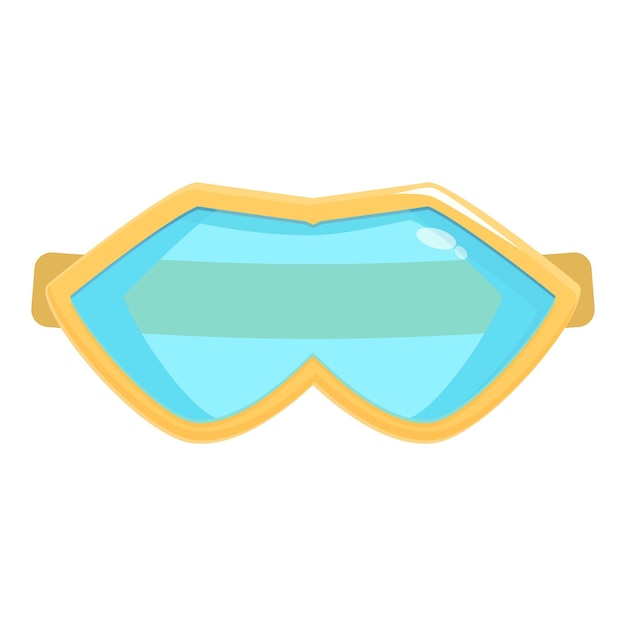 Ocean dive icon cartoon vector Snorkel mask Swim water