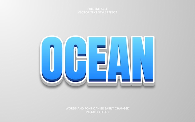 Ocean Text Effect
