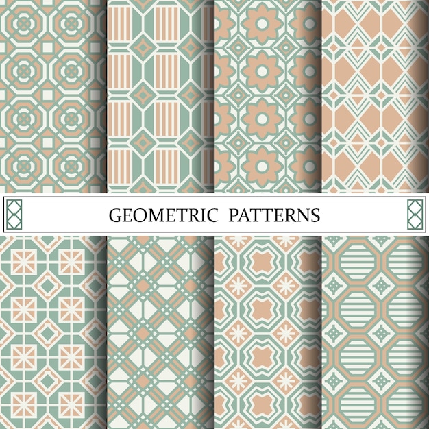 octagon geometric vector pattern for web page background