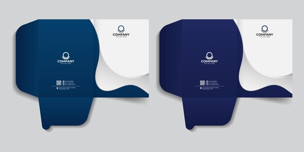 Office and business stationery report cover template Office file folder for your business documents