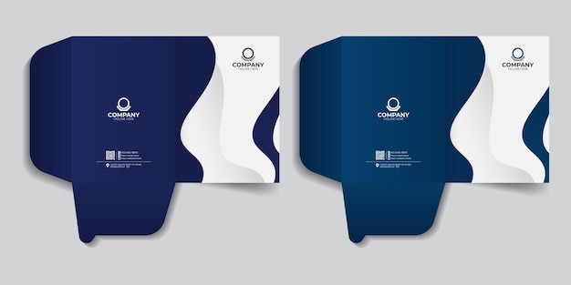 Office and business stationery report cover template Office file folder for your business documents