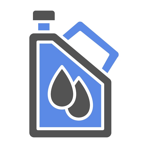 oil canister icon style