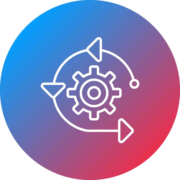 Old Workstyle icon vector image Can be used for Agile