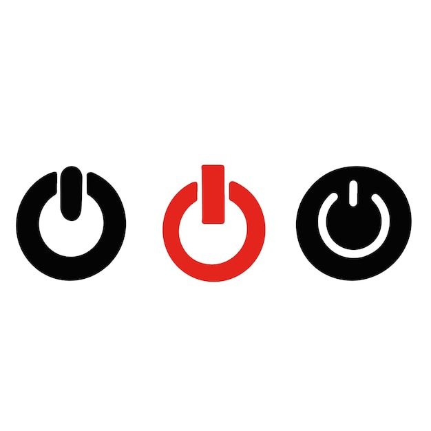 On off power icon design illustration