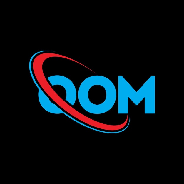 OOM logo OOM letter OOM letter logo design Initials OOM logo linked with circle and uppercase monogram logo OOM typography for technology business and real estate brand