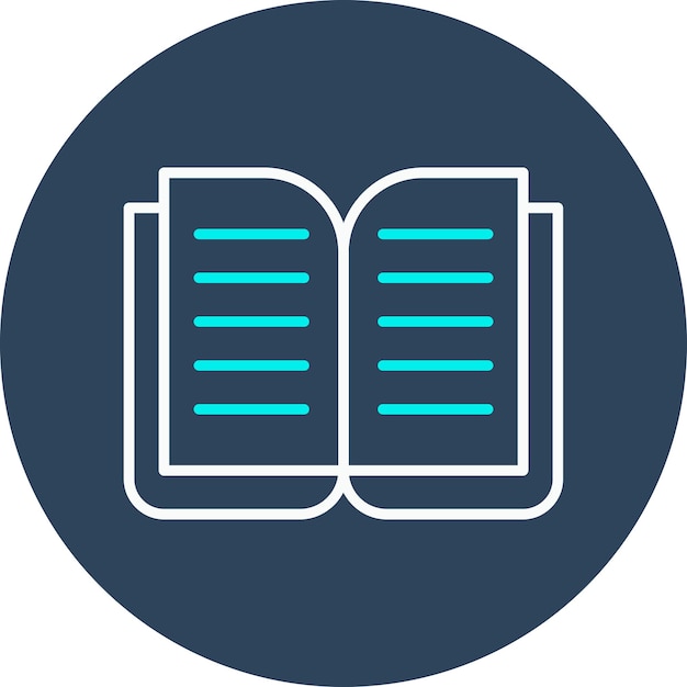 Open Book vector icon Can be used for Spring iconset