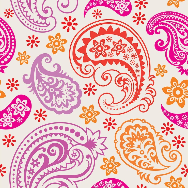 Vektor ornamentální mandala na tmavě modrém pozadí premium vector