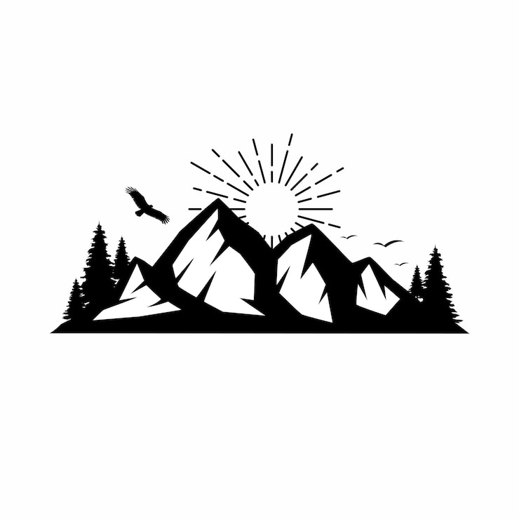 Vektor outdoor adventure logo camping and hiking logo design illustration vector