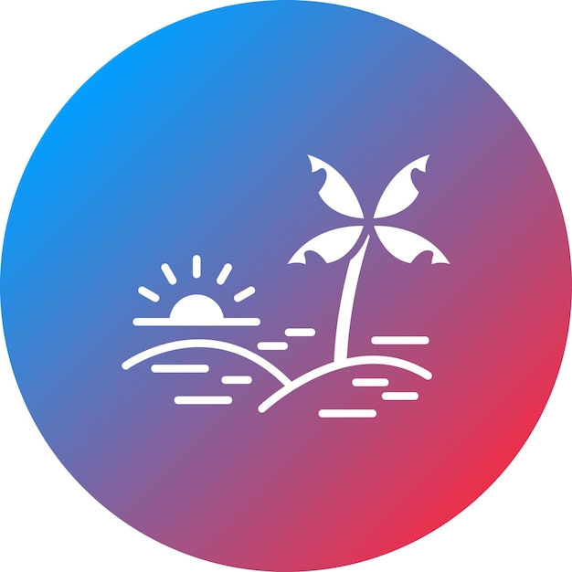 Palm Trees icon vector image Can be used for Desert