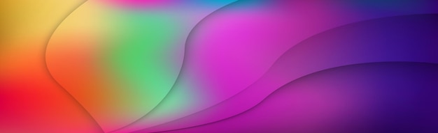 panoramic abstract web background colorful gradient vector