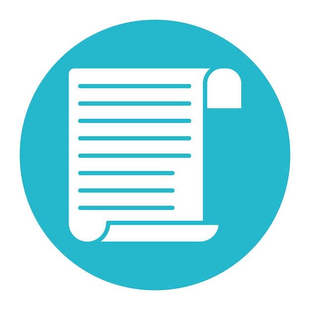 Papyrus vector icon Can be used for Literature iconset