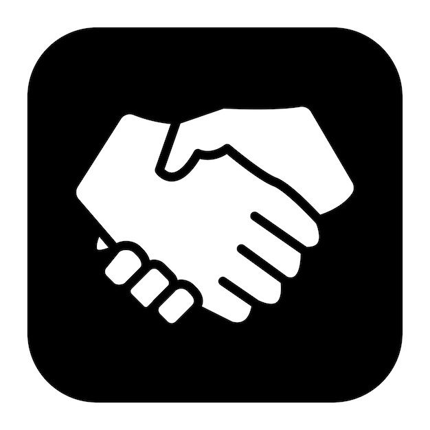 partnership icon vector image can be used for organization