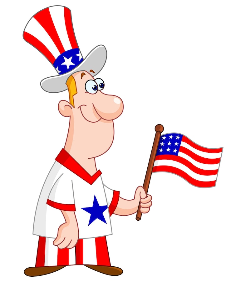 Vektor patriotic man
