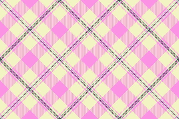 Pattern check fabric of plaid background vector with a texture seamless tartan textile