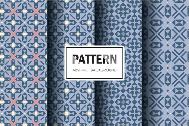 pattern collection in abstract decorative style
