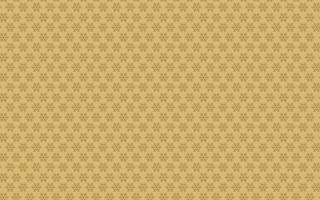 Pattern seamless, texture golden snowflakes on a gold background.