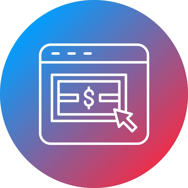 Pay Per Click icon vector image Can be used for Web Marketing