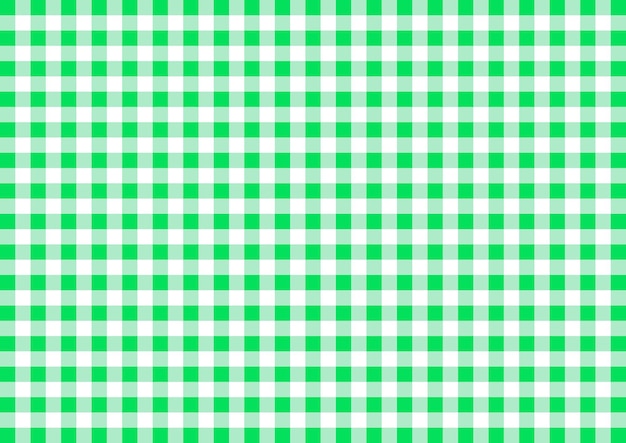 Peppy Green Gingham Pattern Seamless Checkered Design for Fabrics and Backgrounds