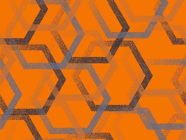perforated hexagon geometric seamless vector pattern gradient d