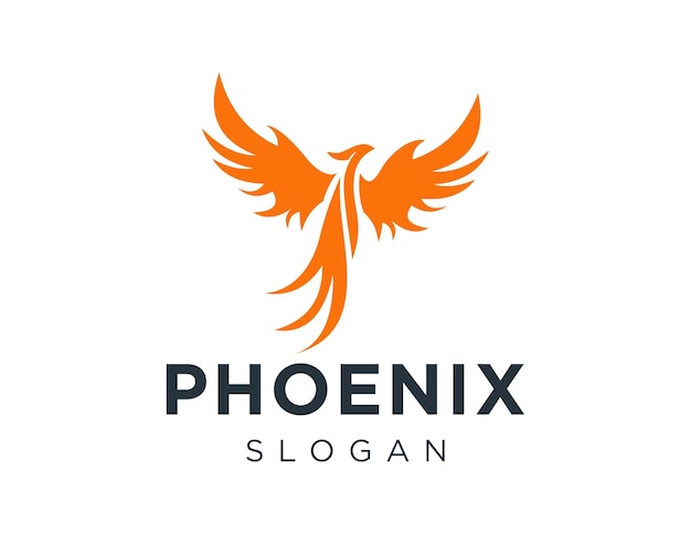 phoenix design logo design created using the corel draw 2018 application with a white background
