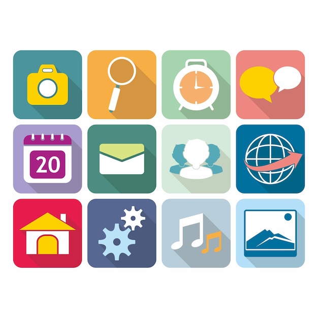 phone icon set collections