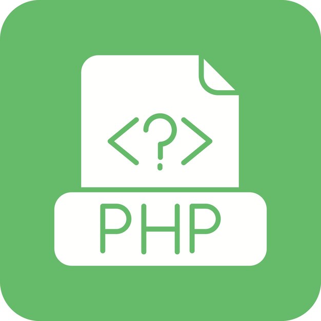 Php File icon vector image Can be used for Computer Programming