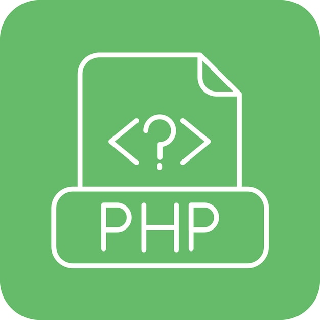 Php File icon vector image Can be used for Computer Programming