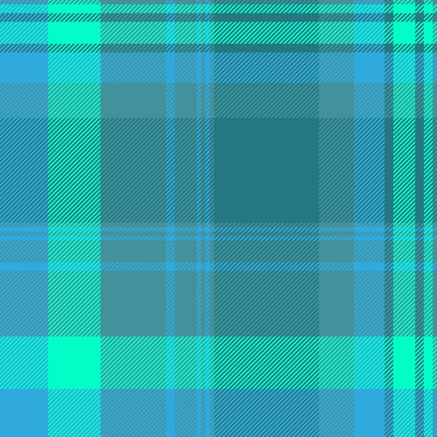 picnic textile tartan fabric machinery pattern check texture canadian background seamless plaid vector in cyan and bright colors