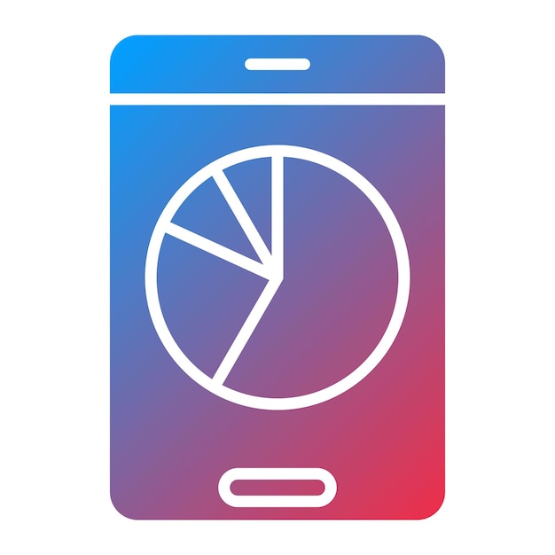 pie chart icon vector image can be used for infographics