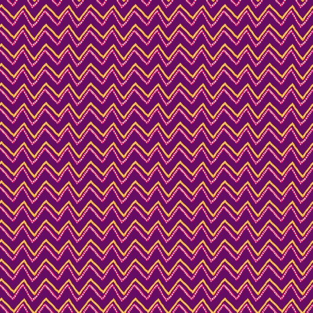 Pink and Purple Zigzag Pattern