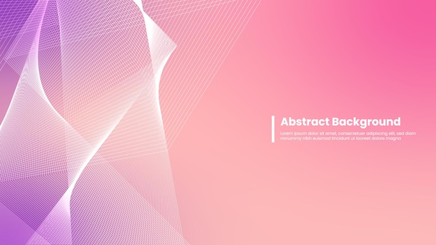 Pink background with a white lines