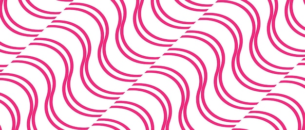 Pink Wave Pattern Design