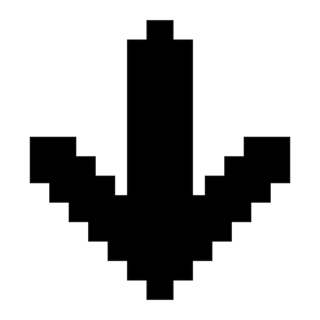 pixel arrow icon arrow button arrow icon with 8bit style