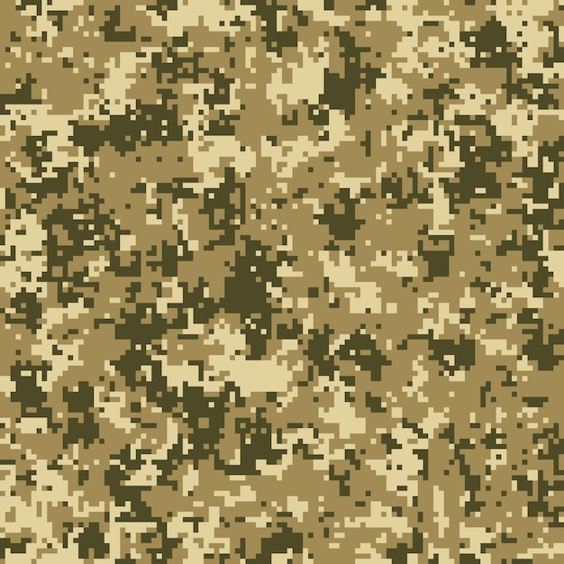 pixel camouflage for a soldier army uniform modern camo fabric design digital military vector background