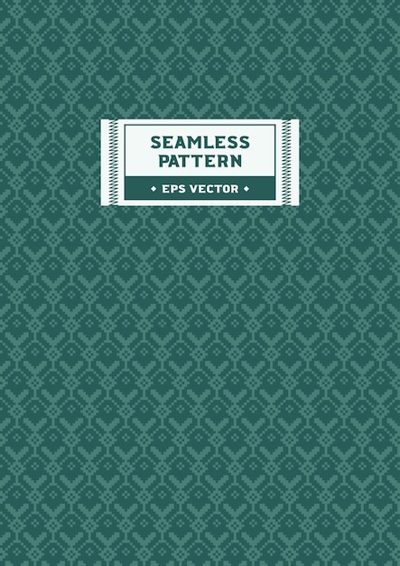 Pixel Geometric Pattern Background