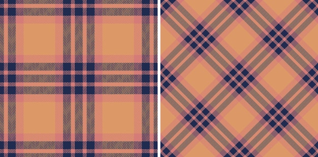 Plaid fabric texture Textile tartan vector Background check pattern seamless