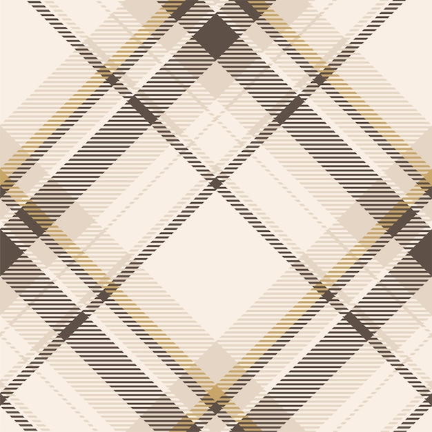 Plaid pattern vector Check fabric texture Seamless textile design for clothes paper print