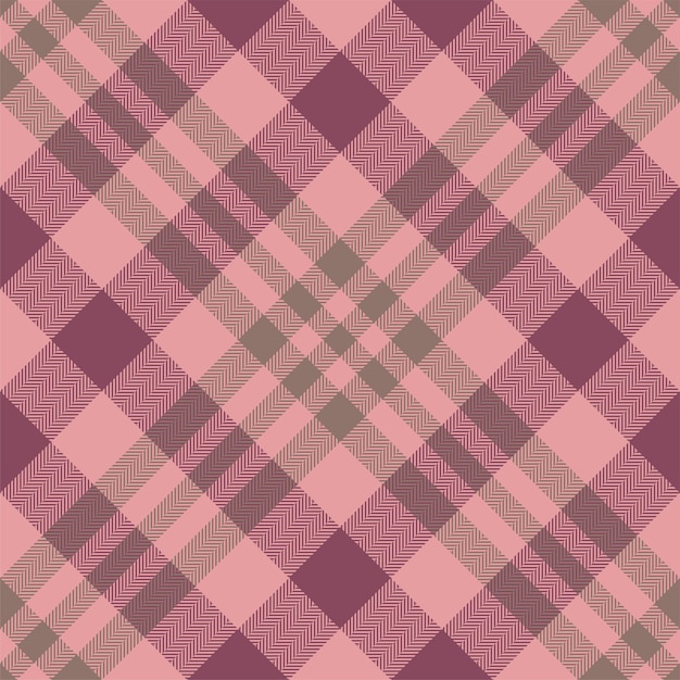 Plaid pattern vector Check fabric texture Seamless textile design for clothes paper print