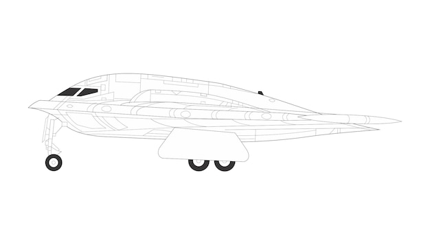 Plane collection black planes for education flight set planes silhouette set