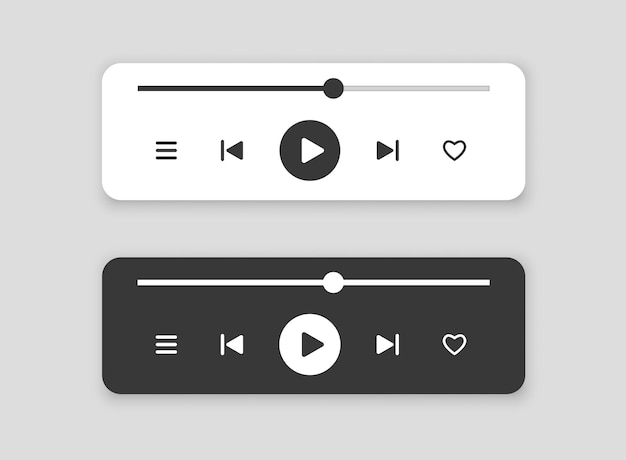 play button icon in flat style music player vector illustration on isolated background playback interface sign business concept