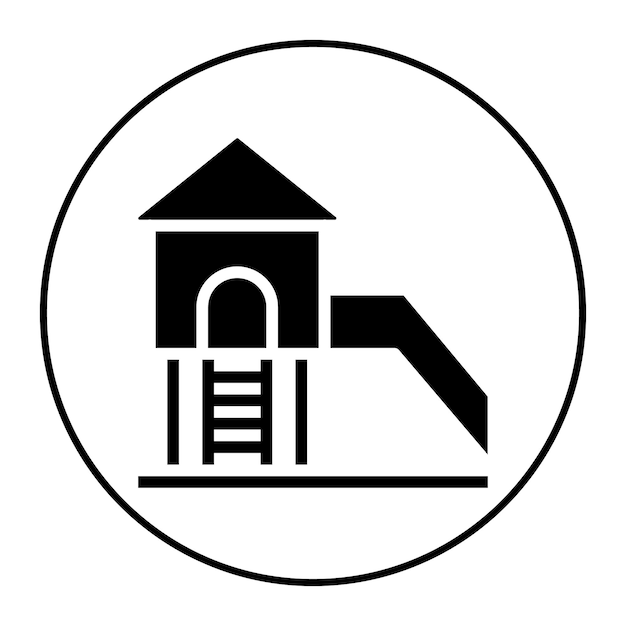 Playground icon vector image Can be used for Public Utilities