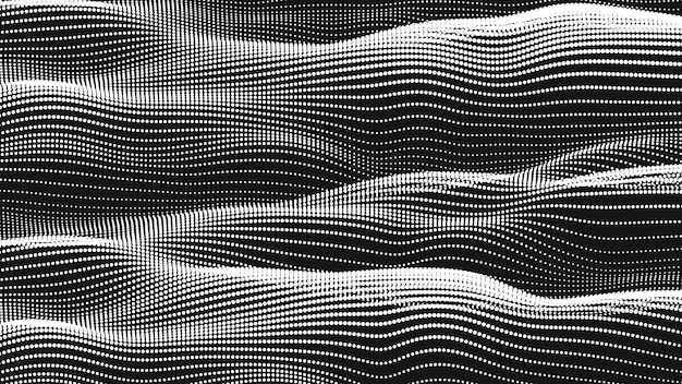 point wave smooth texture abstract dot background technological cyberspace background