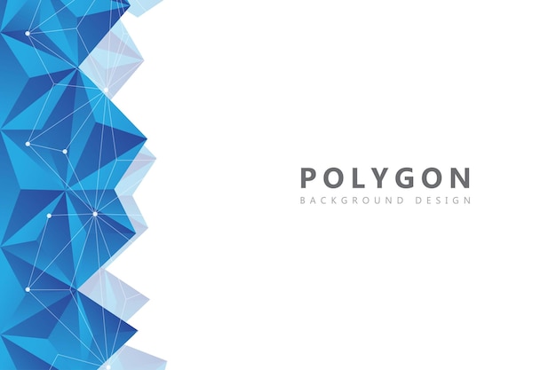 polygon abstract polygonal geometric triangle vector illustration