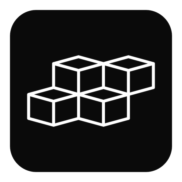 pre built module vector icon can be used for no code iconset