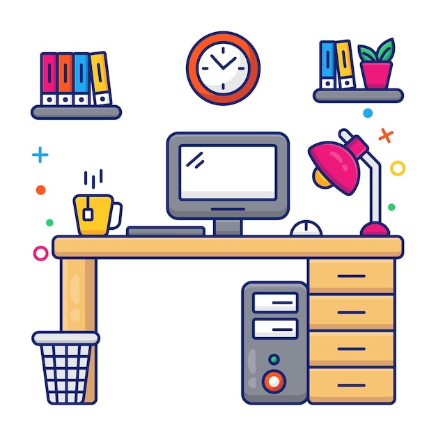 Premium download icon of workroom