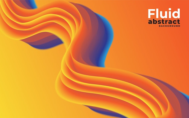 Premium Vector Liquid color abstract fluid background illustration template