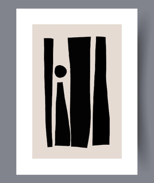 Printable wall art vector poster